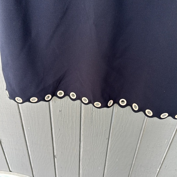 Jcrew Blue Sleeveless Dress Dresd  10 - Picture 4 of 8